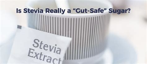 Is Stevia Really a “Gut-Safe” Sweetener?