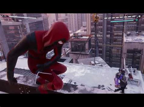 Spider Man Miles Morales Stealth Takedowns Crimson Cowl Suit