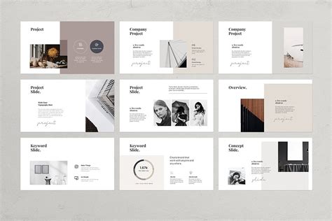 Minimal Powerpoint Template on Behance