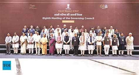 Niti Aayog At Niti Aayog Meet Pm Modi Urges States To Show Fiscal