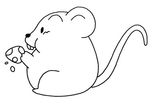 Cartoon Mouse Coloring Pages