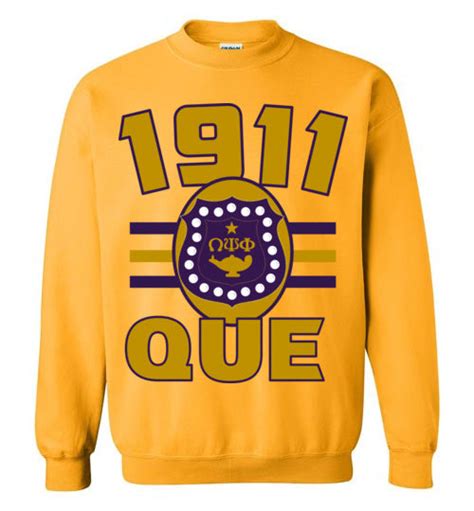 Omega Psi Phi Sweatshirt Ed 10 My Greek Letters