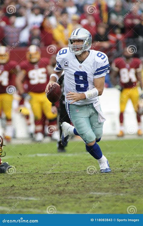 Tony Romo Dallas Cowboys editorial stock photo. Image of quarterbacks ...