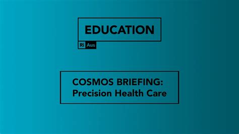 Cosmos Briefing The Future Of Healthcare Cosmos Education