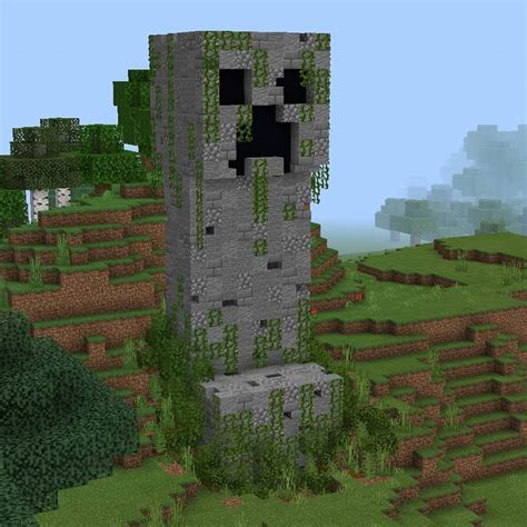 Minecraft Builds on Instagram: “An old CREEPER statue! - By kadupcruvs ...