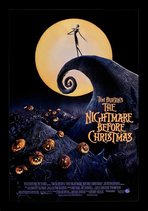 NIGHTMARE BEFORE CHRISTMAS * CineMasterpieces 1SH DS ORIGINAL MOVIE POSTER 1993 | eBay