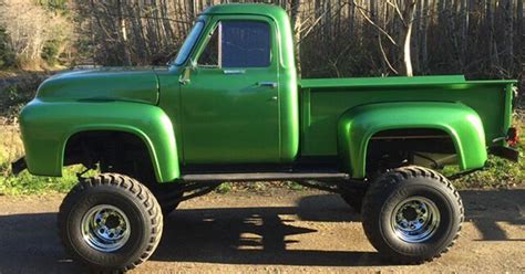 1955 Ford F100 Custom With a 460 4x4 Lifted | Ford Daily Trucks