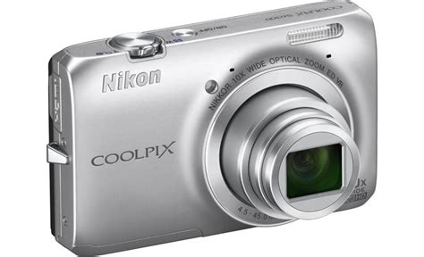 Nikon Coolpix S Silver Megapixel Digital Camera With X