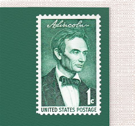 1 Abraham Lincoln Pack Of 25 Unused Stamps From 1959