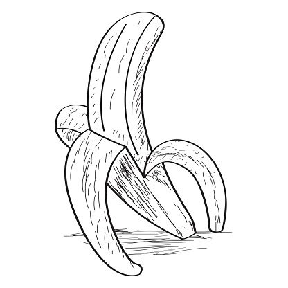 Sketsa Pisang Ilustrasi Stok - Unduh Gambar Sekarang - Buah, Clip art ...