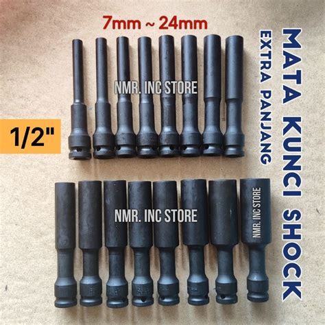 Jual Mata Kunci Shock Extra Panjang Mm Impact Pas Sok Socket