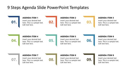 Free Agenda Slides PowerPoint Template & Google Slides