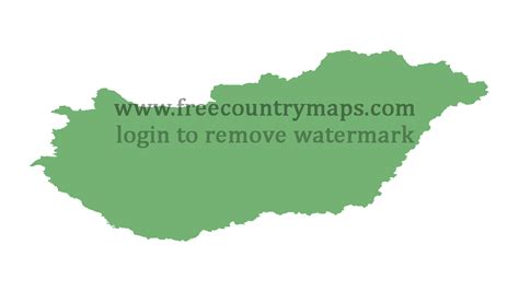 Blank Map Of Hungary Free  Png And Vector Blank Maps