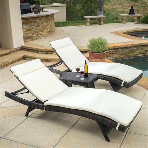 Displaying Gallery of Sunbrella Chaise Lounge Cushions (View 8 of 15 ...