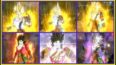 Xenoverse 2 Mods Super Saiyan Evil Saiyan To SSJ 5 Transformation