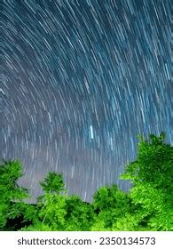 Blue Dark Night Sky Many Stars Stock Photo Shutterstock