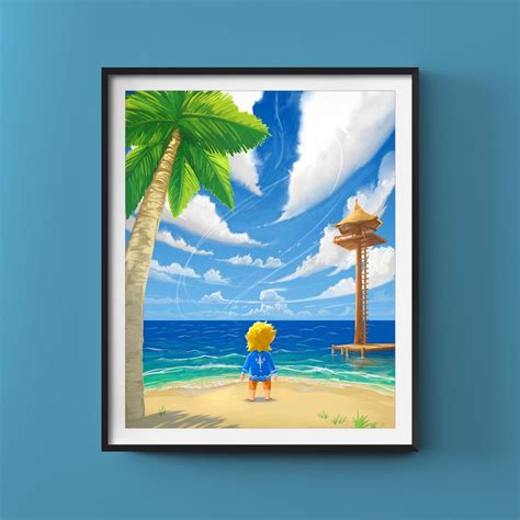 WIND WAKER Artwork Print the Legend of Zelda Wind Waker | Etsy