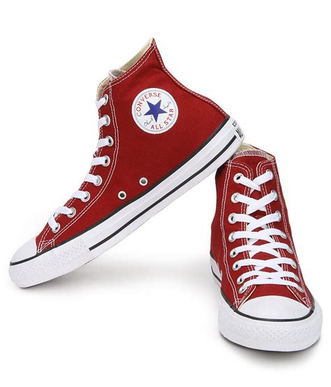 Converse Red Sneaker Shoes - Buy Converse Red Sneaker Shoes Online at Best Prices in India on ...