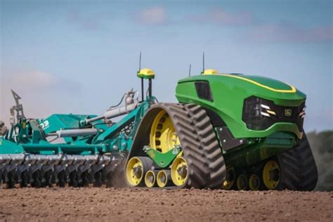 John Deere lanzó un nuevo concepto de tractor autónomo y eléctrico