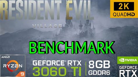 Resident Evil Village RTX 3060Ti Ryzen 9 5900X 1440p Max Settings