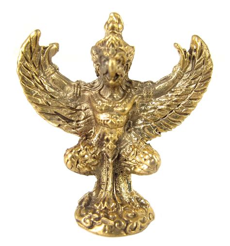 Buy Brass Lucky Garuda Amulet Mini Thai Eagle Magic Amulets For Feng