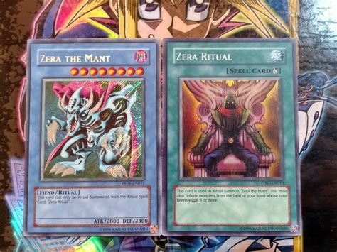 Yugioh Set Zera The Mant Secret Rare Ritual 180 00 En Mercado Libre