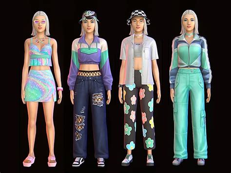 xoxo : the sims 4 high school years lookbook | Sims 4 clothing, Sims 4 ...