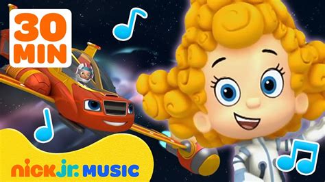 Songs About Space W Blaze Bubble Guppies And More 🛸 30 Minutes Nick Jr Music Youtube