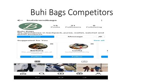 SOLUTION: Buhi Bags Competitors - Studypool