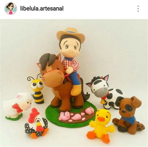 Lib Lula Artesanal Cavalinho De Biscuit Decora O Festa Fazendinha