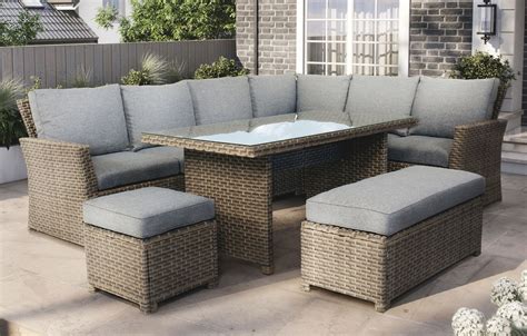 Rattan Garden Corner Sofa Sets Uk Baci Living Room