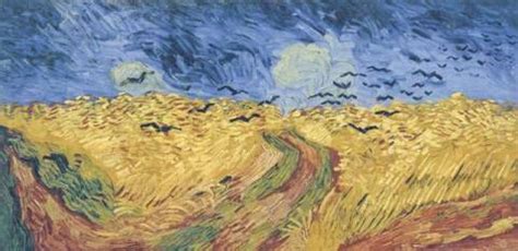 van Gogh Weizenfeld mit Krähen 1890 Kunstdruck Leinwandbild