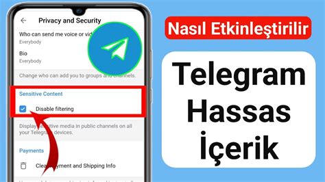 Telegram Da Hassas Erik Nas L Etkinle Tirilir Android Ve Ios