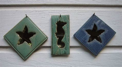 Jim Fineman Seahorse And Starfish Mirror Frames