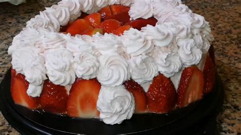 Tarta Corazón De Nata Y Fresas De San Valentín 💝🍰 Recetas Románticas