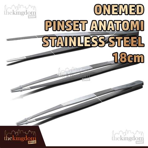 Jual Onemed Pinset Anatomi Ss Cm Forcep Stainless Steel Anatomis