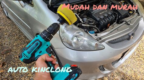 Cara Mudah Murah Membersihkan Kaca Lampu Depan Mobil Yang Menguning