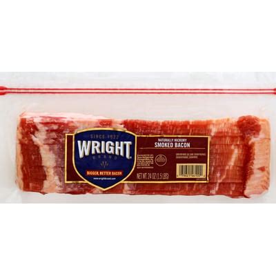 Wright Wright Thick Cut Hickory Smoked Bacon Ounces Ounces