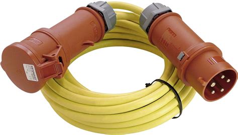 As Schwabe 60726 Current Cable Extension 32 A Yellow 25 00 M Conrad