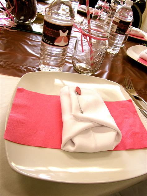 Shower Idea Love The Napkin Folded Like A Diaper Girl Baby Shower