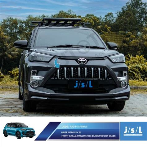 Promo Grill Depan Raize Model Apollo Blacktivo Jsl Front Grille Cover