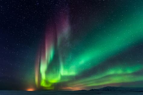 Aurora Boreal Es Captada En Tormenta Solar Por La Estaci N Espacial