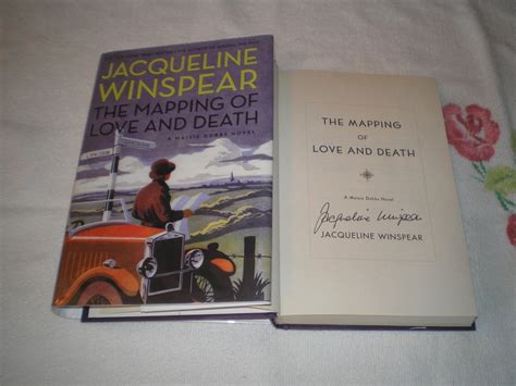 The Mapping Of Love And Death Signed By Winspear Jacqueline Very