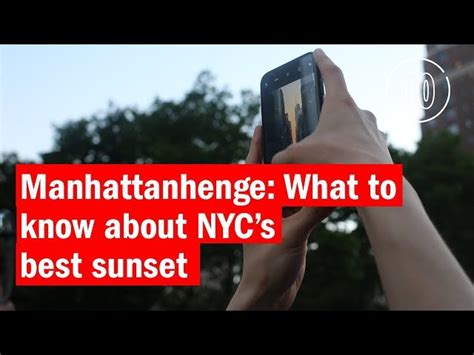 Where To See Manhattanhenge In Nyc 2024