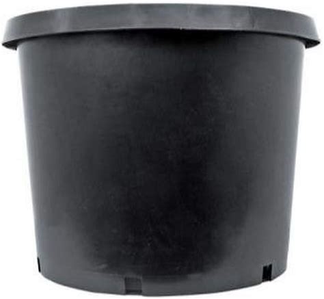 Calipots 10 Pack 15 Gallon Premium Black Plastic Nursery Plant Container Garden