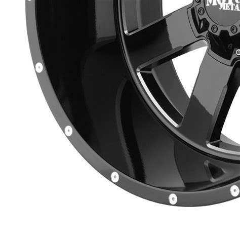 Moto Metal Mo962 Gloss Black Wheel With Milled Accents 18x96x1397mm