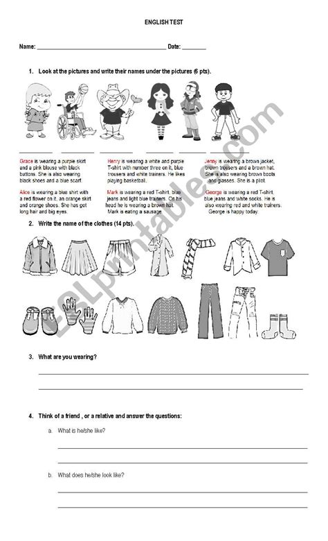 What Are You Wearing Esl Worksheet By Cachi