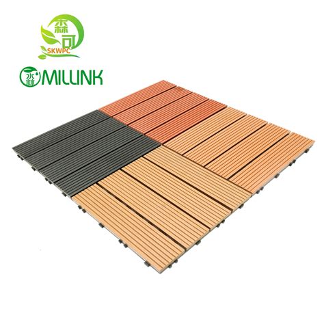 Wood Plastic Outdoor Indoor Wood Plastic WPC Waterproof Interlocking