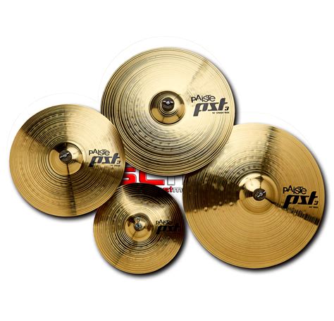 Paiste Pst Universal Cymbal Set Hi Hats Crash And Ride