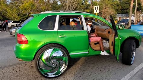 Slime Green Porsche Truck On 32s Youtube